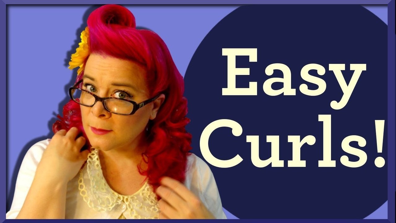 Swirls and Curls for a Rockabilly Vintage Hairstyle