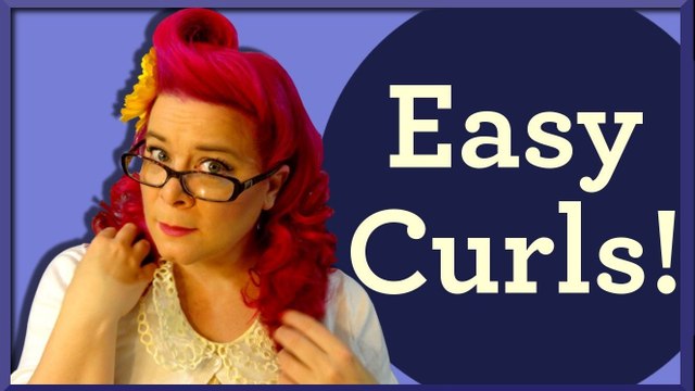 Swirls and Curls for a Rockabilly Vintage Hairstyle