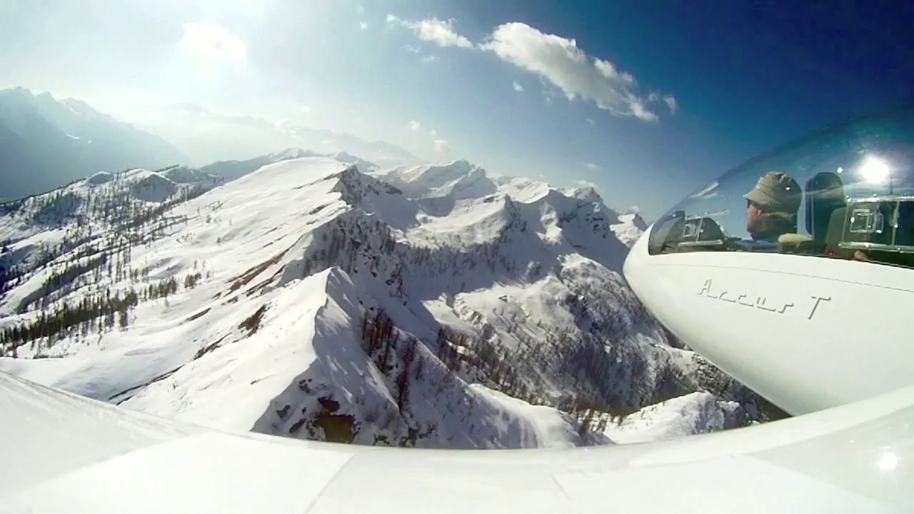 Gilder over Italian Alps 2011