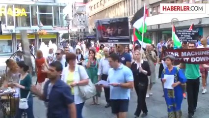 Sırbistan'da Gazze'ye Destek Protestosu