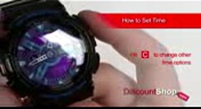 HOW TO_ Set Time and Countdown Timer on Casio G-Shock Watches - YouTube [144p]