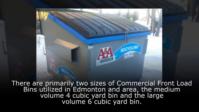 A&A ENVIRO COMMERCIAL WASTE & RECYCLING BINS EDMONTON