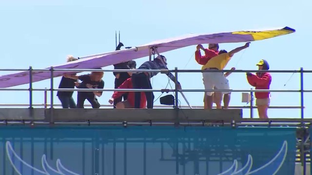 Brilliant and bizarre jumps wow crowds at Worthing Birdman