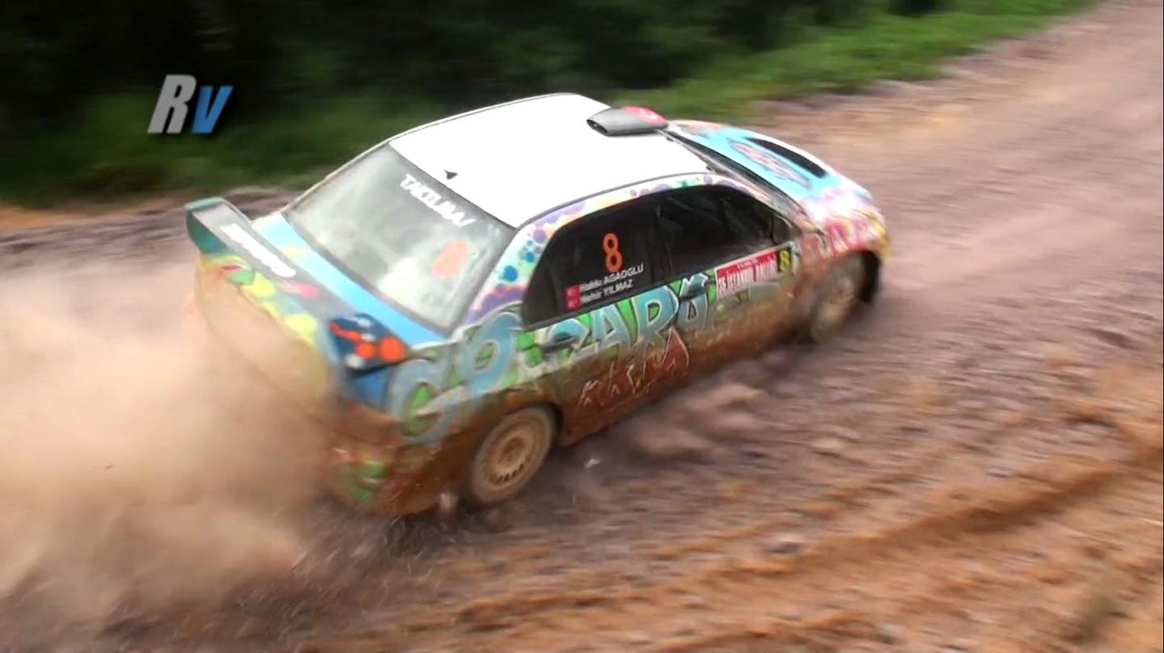 2014 İstanbul Rallisi / Hakkı Ağaoğlu - Nehir Yılmaz / Mitsubishi Lancer Evo 9
