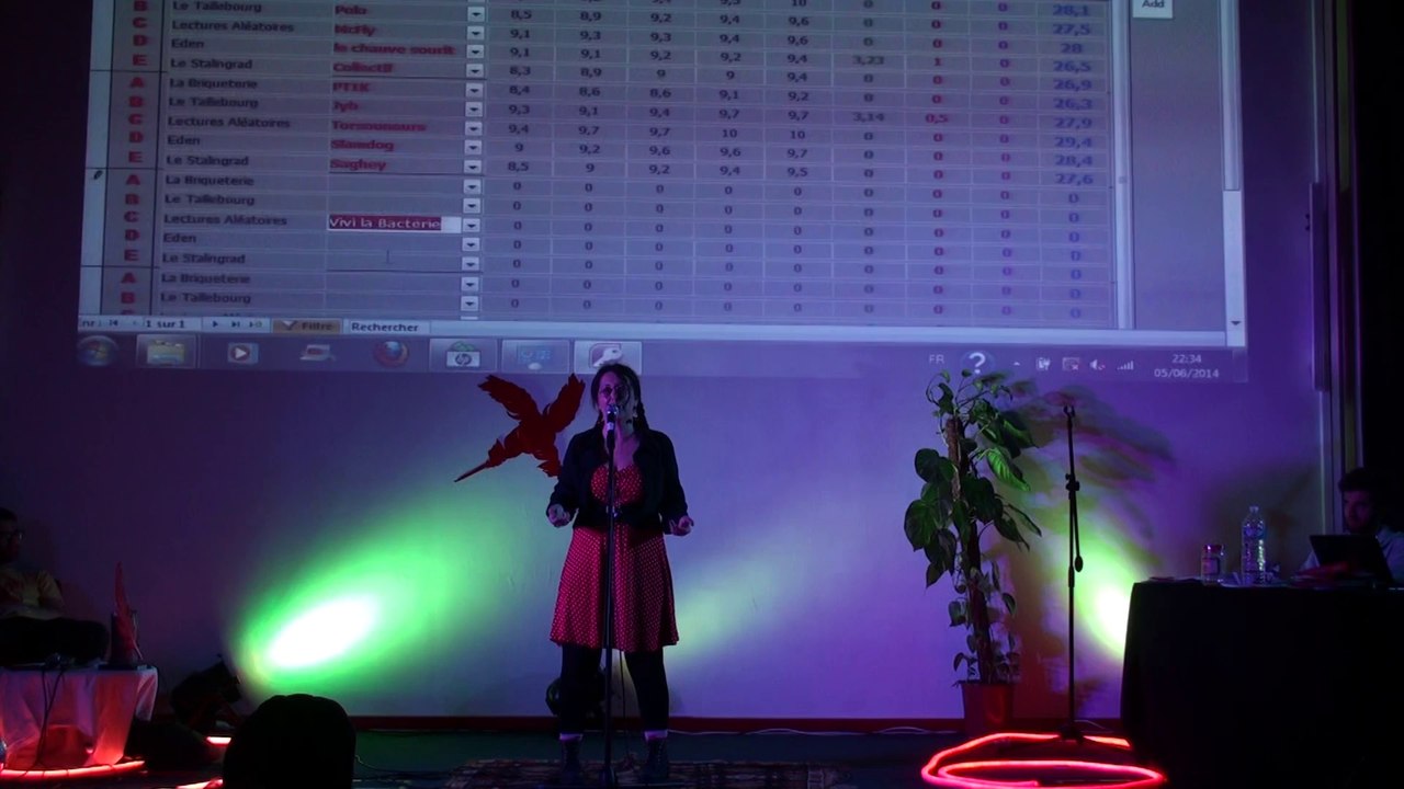 GSN 2014 - Round 2 - Bordeaux (Lectures Aléatoires) - Vivi La Bactérie - t'es con comme un concombre - GSN Round 2