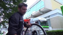 Mickaël Pichon, mécanicien dans l'équipe cycliste Europcar