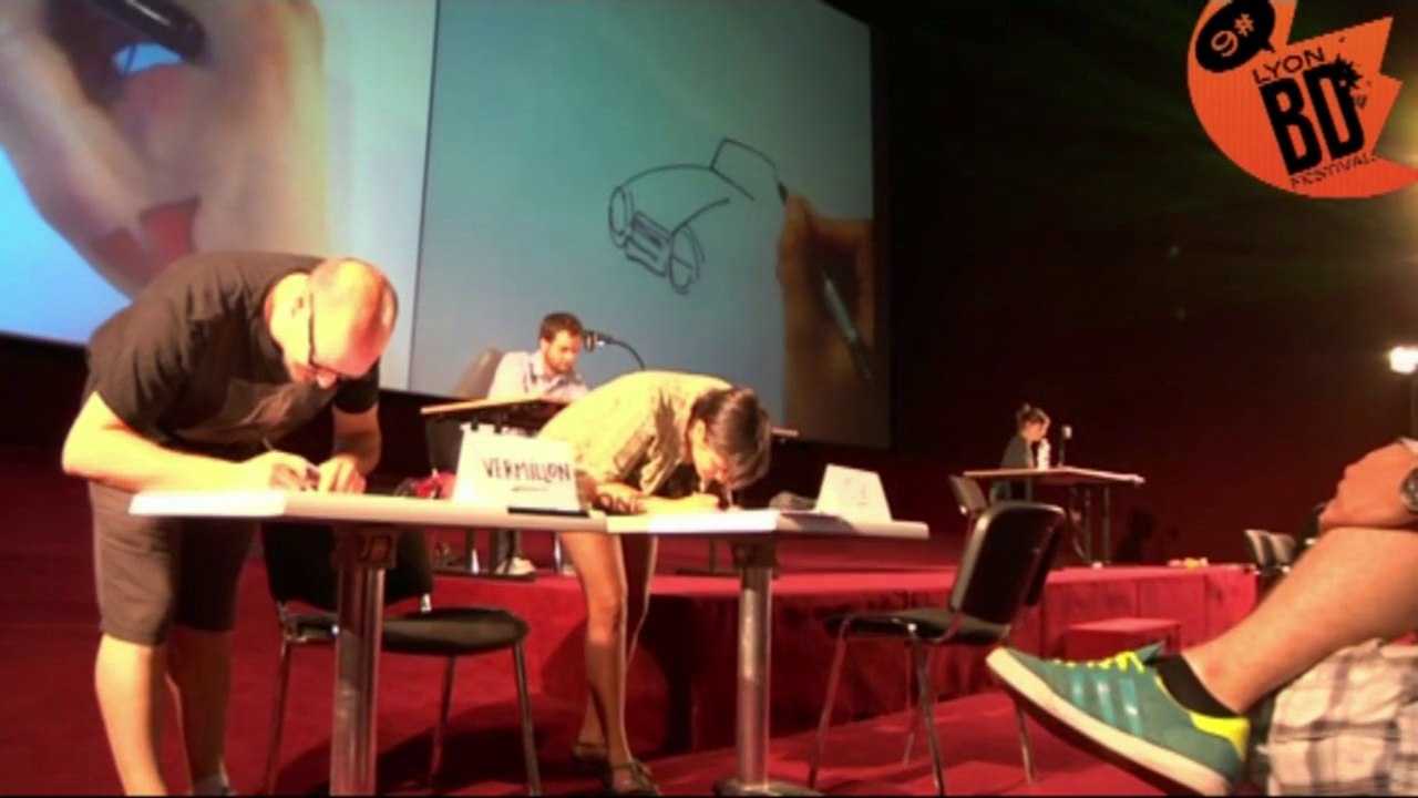 Bataille de dessinateurs au Pathé Vaise
