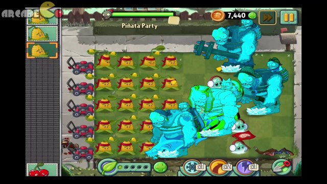 Plants Vs Zombies 2 Dark Ages ALL Gargantuars In The House JULY 16 Piñata Party