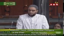 Assaduddin Owaisi Stands for Gaza in Indian Parliament today