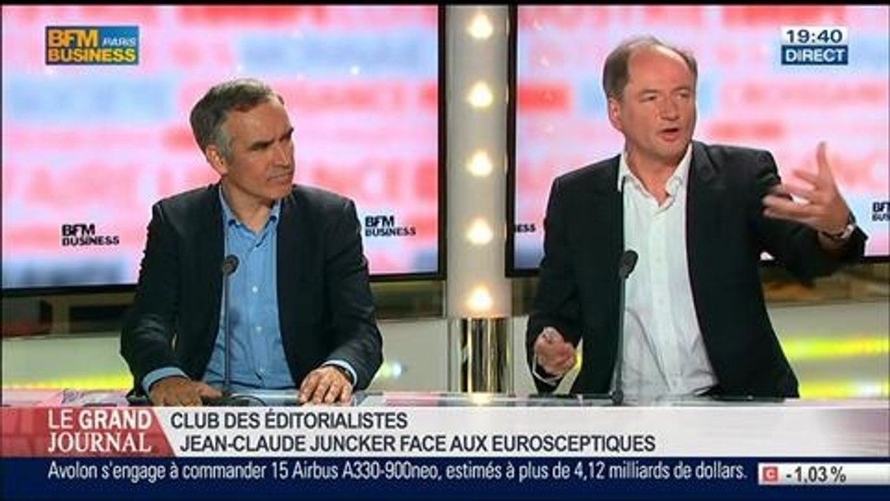 Bruno Jeudy, Henri Vernet et Emmanuel Lechypre, dans Le Grand Journal - 15/07 6/7