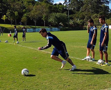 Mouche já fala em estrear com a camisa do Palmeiras