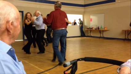 Dancing and sunset in Alberta