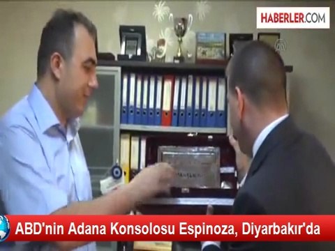 ABD'nin Adana Konsolosu Espinoza, Diyarbakır'da
