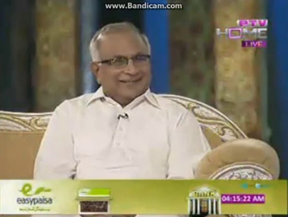 Part 8 Syed Sarfraz A. Shah in program ROOH-E-RAMZAN special SEHRI transmission with Sarfraz A. Shah on PTV 15-7-2014