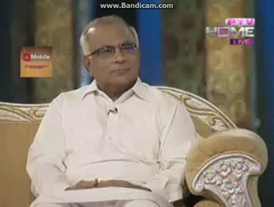 Part 9 Syed Sarfraz A. Shah in program ROOH-E-RAMZAN special SEHRI transmission with Sarfraz A. Shah on PTV 15-7-2014