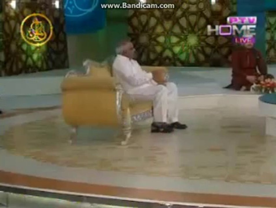 Part 11 Syed Sarfraz A. Shah in program ROOH-E-RAMZAN special SEHRI transmission with Sarfraz A. Shah on PTV 15-7-2014