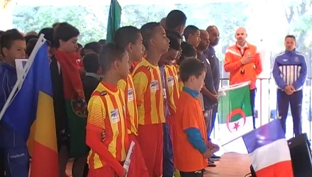 Cérémonie d'ouverture de la premère édition Tournoi International u13 FC Porto Portugais Amiens
