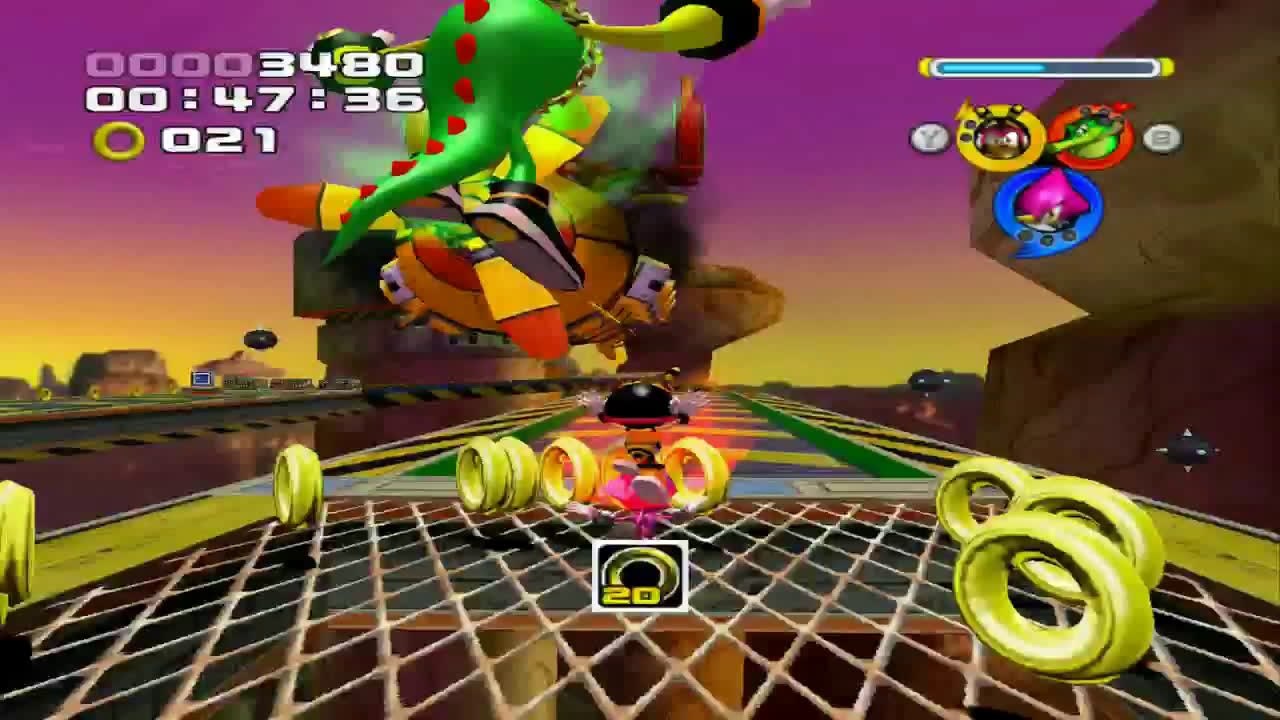 Sonic Heroes - Team Chaotix - BOSS : Egg Albatross