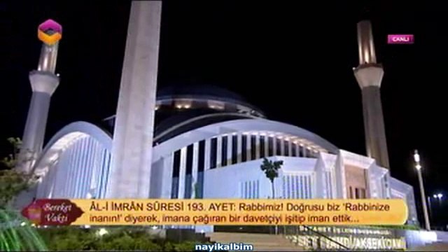 Osman Şahin Ali İmran suresi Ramazan 2014