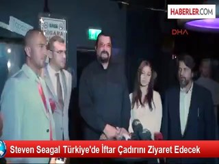 Steven Seagal Türkiye'de İftar Çadırını Ziyaret Edecek