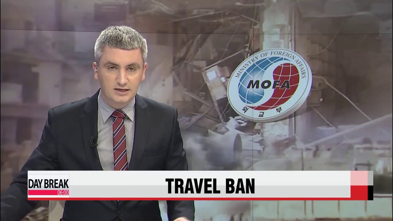 Seoul's Foreign Ministry bans travel to Syria, Iraq for next 6 months