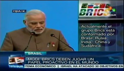Premier de India insta a BRICS a mantener la unidad
