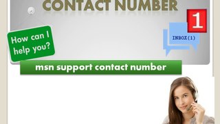 MSN Support 1-877-225-1288