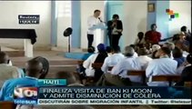 Ban Ki Moon presentó en Haití campaña de higiene y saneamiento