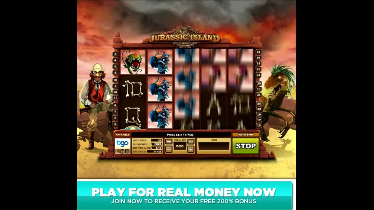 Jurassic Island Slot _ Get a 200% bonus up to €_£_$200