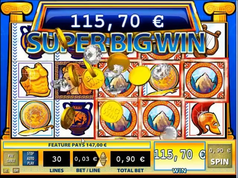 Kindom of the titans slot - freespin feature - super big win (164x bet)