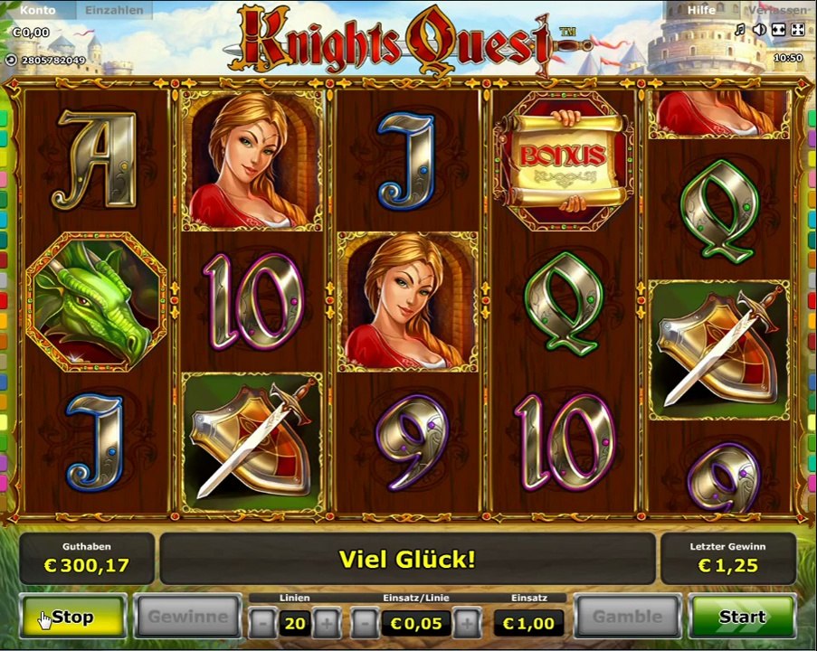 Knights Quest Slot - Maingame und Freispiele