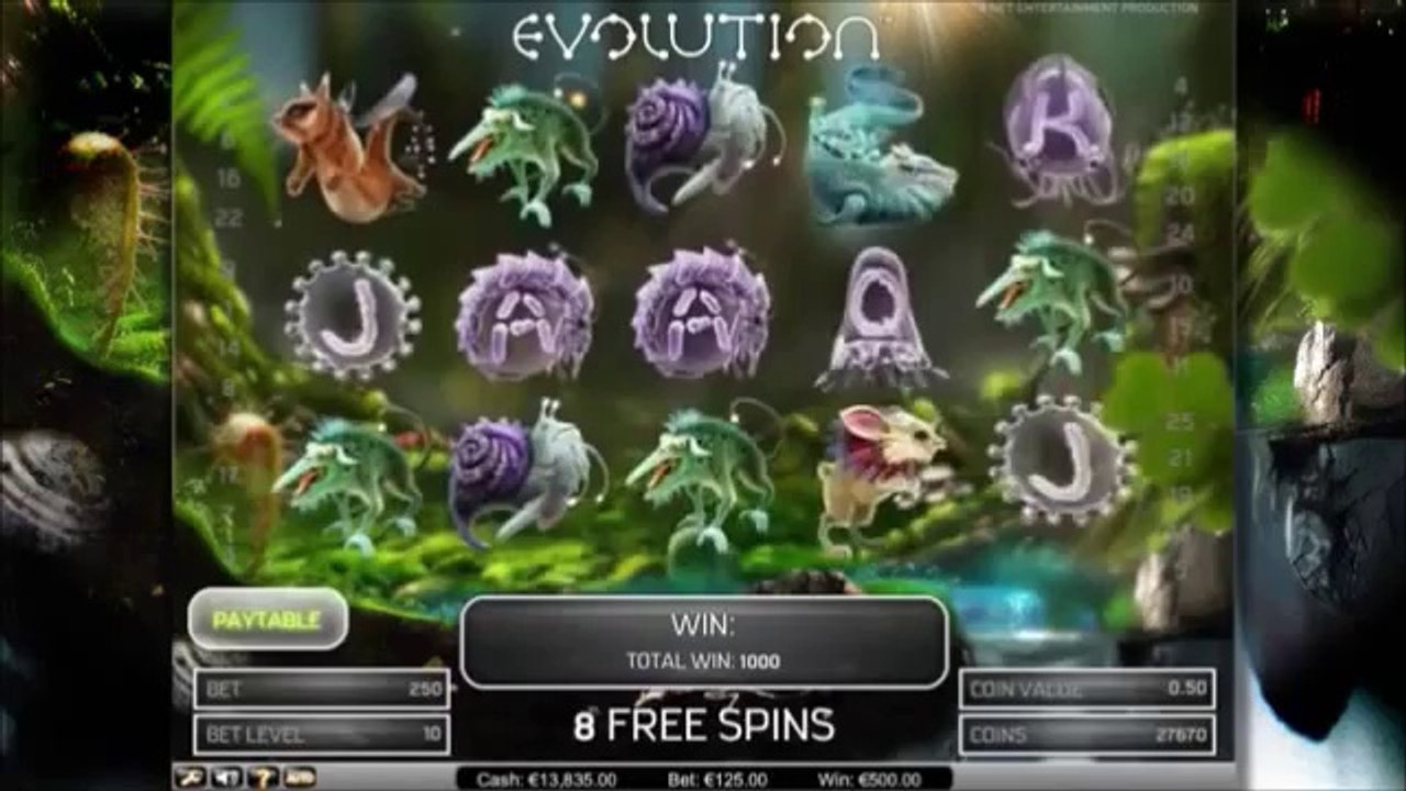 La slot Evolution di Netent - Gioca gratis su Trucchislotmachinebar.com (1)