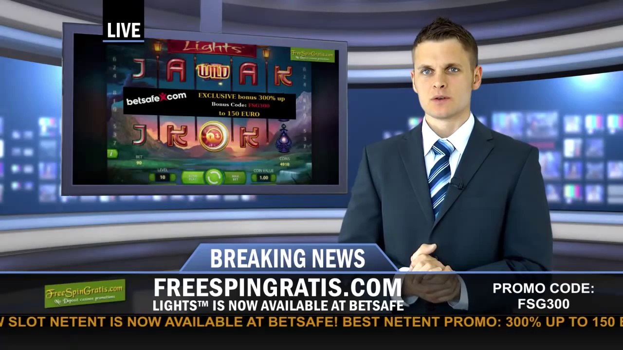 Lights™ - new free spins slot NetEnt is now available only at Betsafe EXCLUSIVE bonus