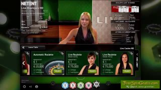 Live Casino - Blackjack Functionality Video NetEnt