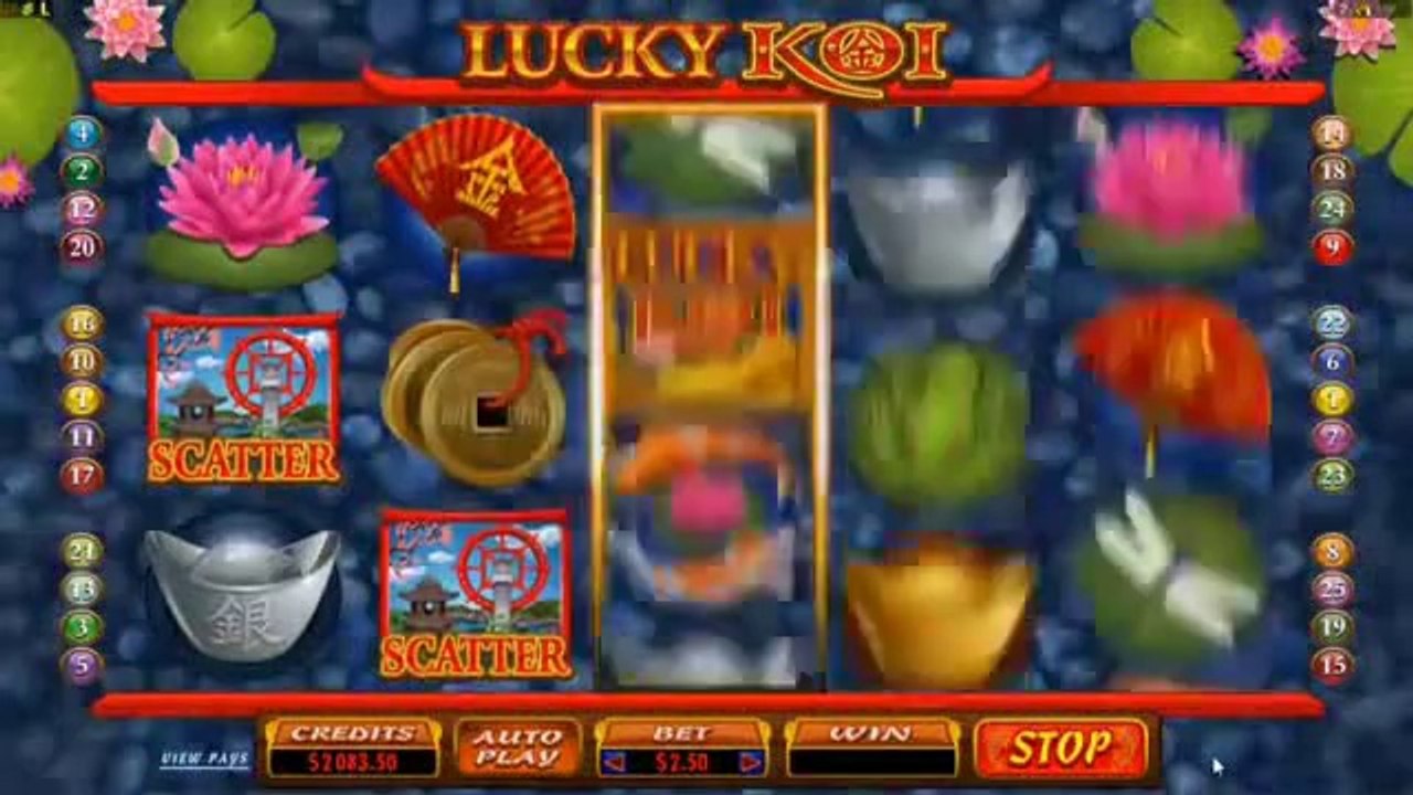 Lucky Koi Slot _ Free Spins coming January 2014