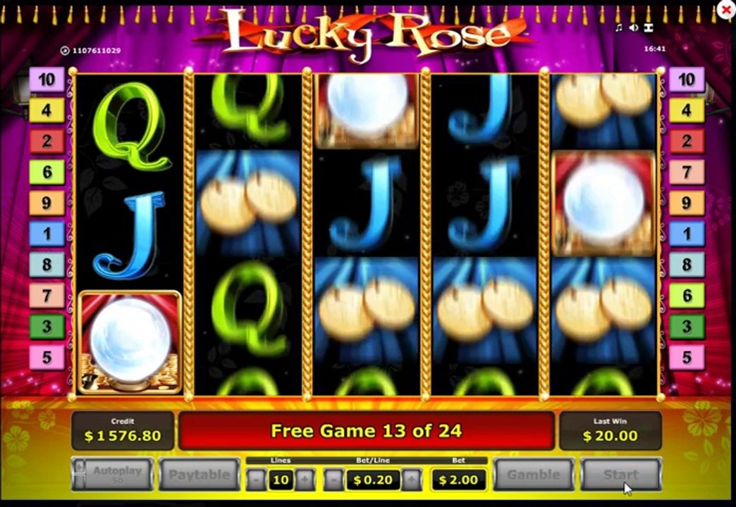 Lucky Rose Slot Freispiele mit Verlängerung 152 facher Gewinn