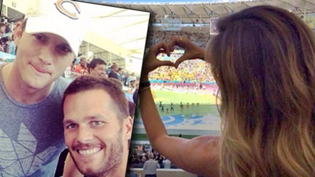 Stars At FIFA World Cup 2014 Finals - Ashton Kutcher Rihanna And More
