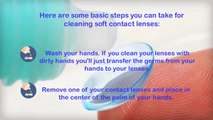 Contact Lenses - Tips for Cleaning