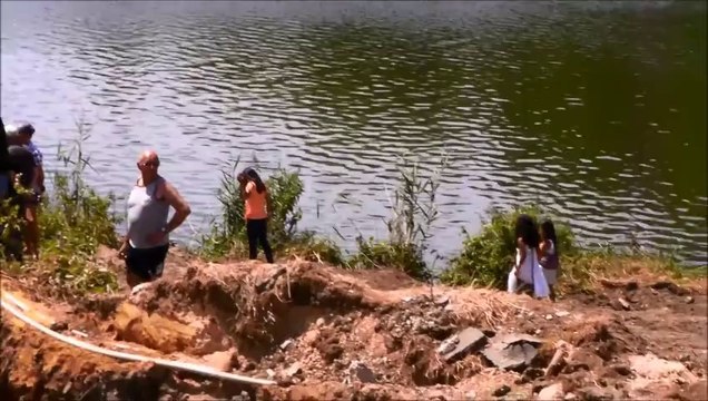 Pose du tablier métallique du pont St-Nicolas de Revin