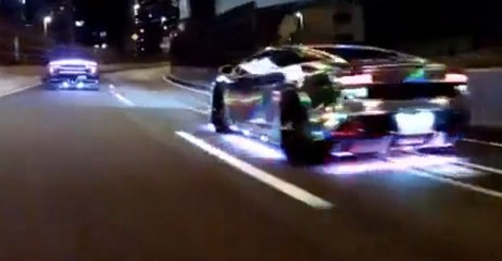 Lamborghini sahibi Japonların LED merakı