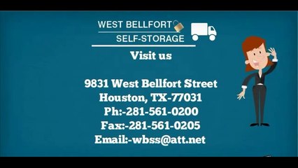 Get Self Storage Units in Houston by westbellfortselfstorage.com