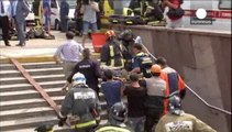 Finaliza la operación de rescate tras el accidente del metro de Moscú