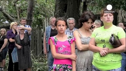 Snijné, ville ukrainienne sous le choc des bombardements