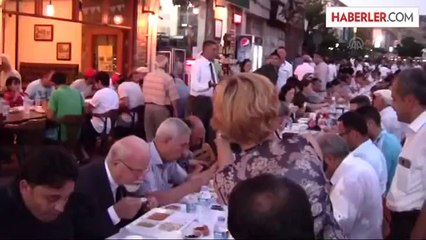 Müslüman ve Hristiyanlar, Gökçeada'daki iftarda bir araya geldi -