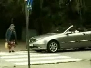 Don't honk at old people!