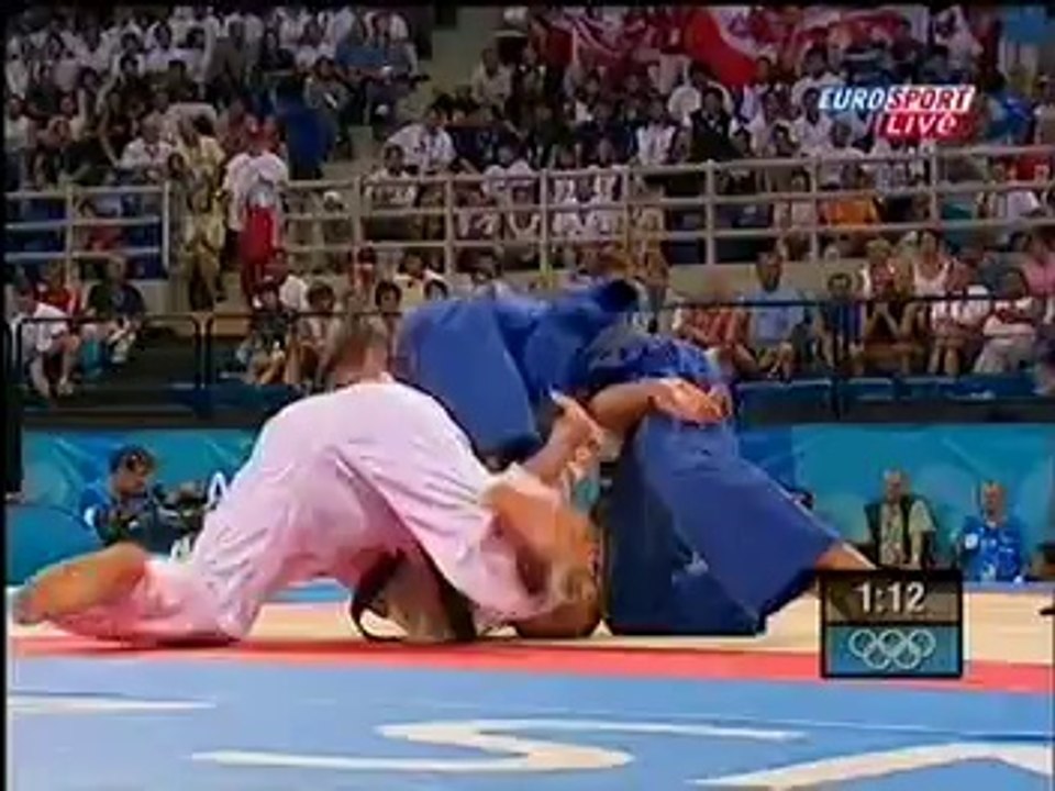 Judo Olympia Athen 2004 Robert Krawczyk vs. Roman Gontyuk