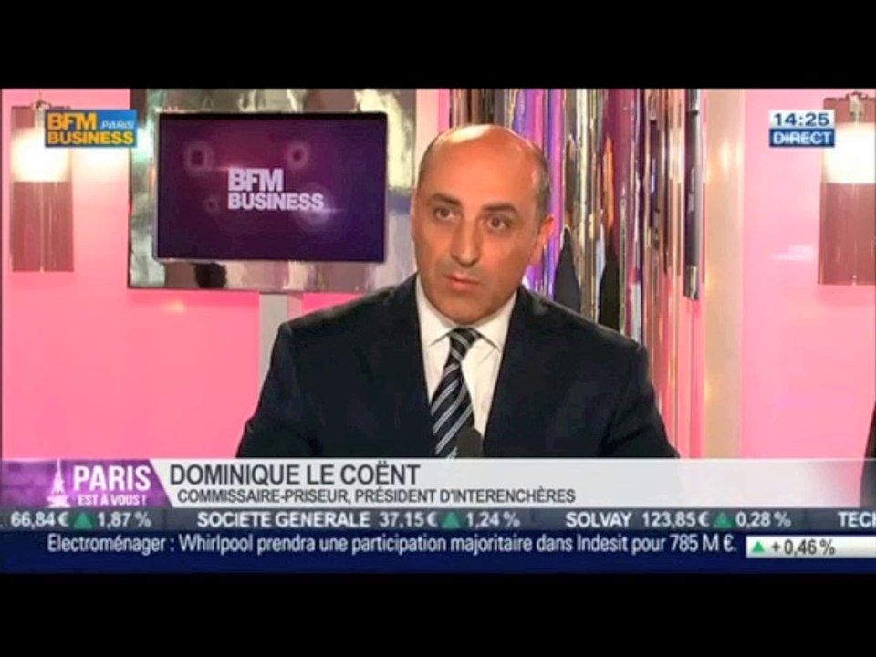 Interencheres dans l'émission "Paris est à vous" de BFM Business du 11 juillet 2014