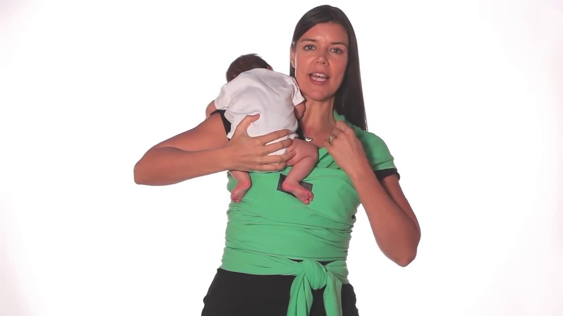 Boba Baby Wrap - Newborn Hold - Dailymotion Video