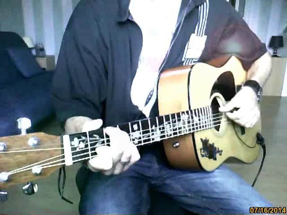 johnny halliday je te promets guitar cover