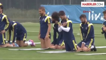 Fenerbahçe Topuk Yaylası'ndaki Kampın İkinci Günündeki İlk Çalışmasını Yaptı